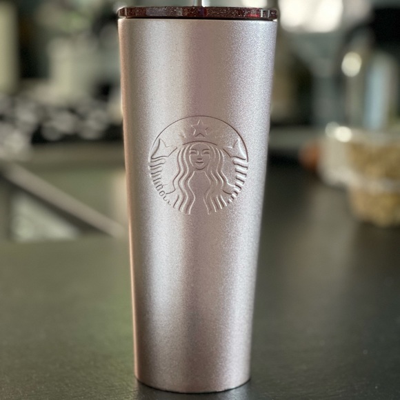 Starbucks rose gold tumbler